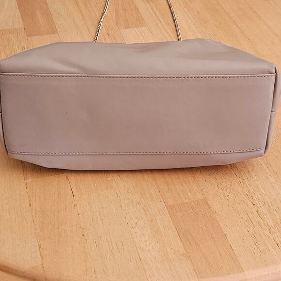 Demellier London Taupe Convertible Clutch Leather  EUC - Picture 5 of 15